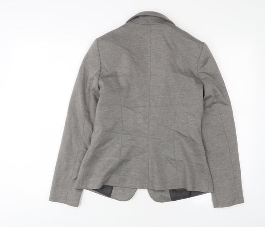 Dorothy Perkins Womens Grey Jacket Blazer Size 8 Button