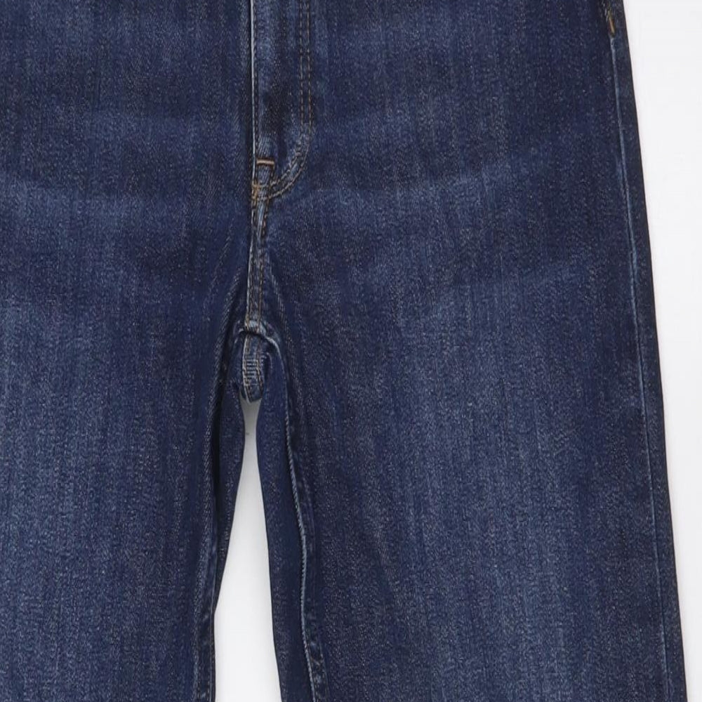 GANT Mens Blue Cotton Straight Jeans Size 29 in L32 in Regular Zip