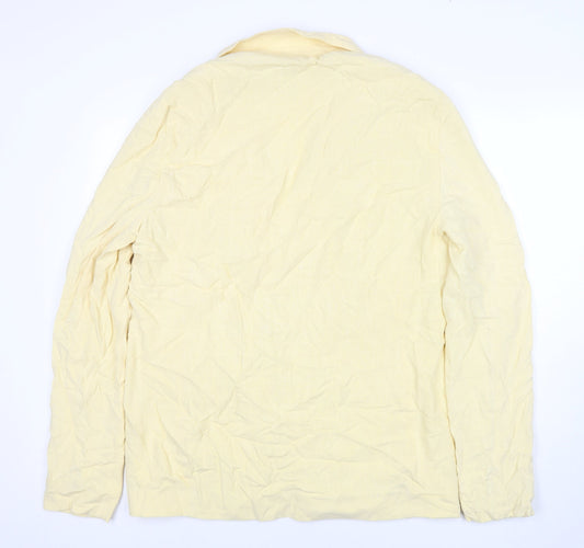 LTS Womens Yellow Jacket Blazer Size 12