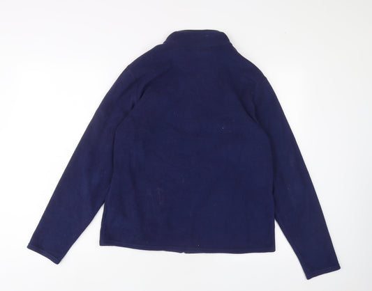 Marks and Spencer Womens Blue Jacket Size 16 Zip