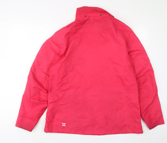 McKINLEY Womens Pink Jacket Coat Size 18 Zip - Zip Pockets