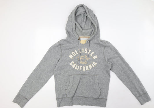 Holistia Mens Grey Cotton Pullover Hoodie Size M