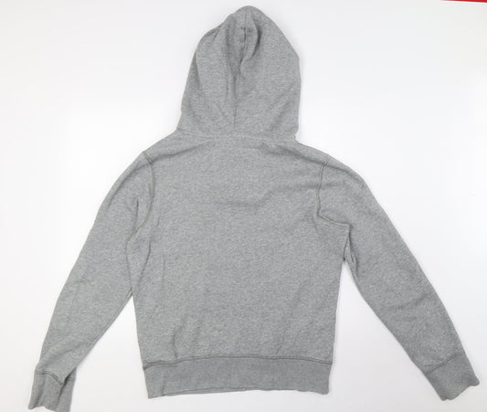 Holistia Mens Grey Cotton Pullover Hoodie Size M