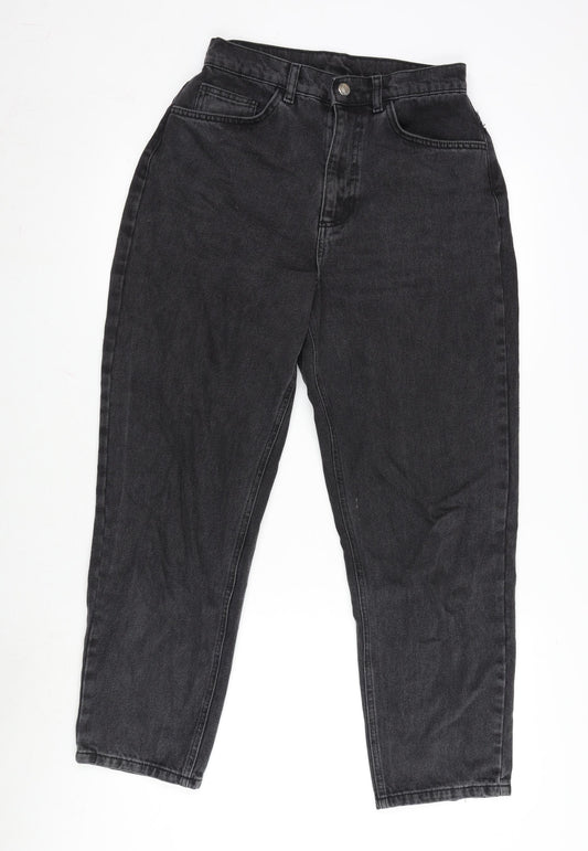 Reclaimed Vintage Womens Grey Cotton Blend Straight Jeans Size 26 in L27 in Regular Zip