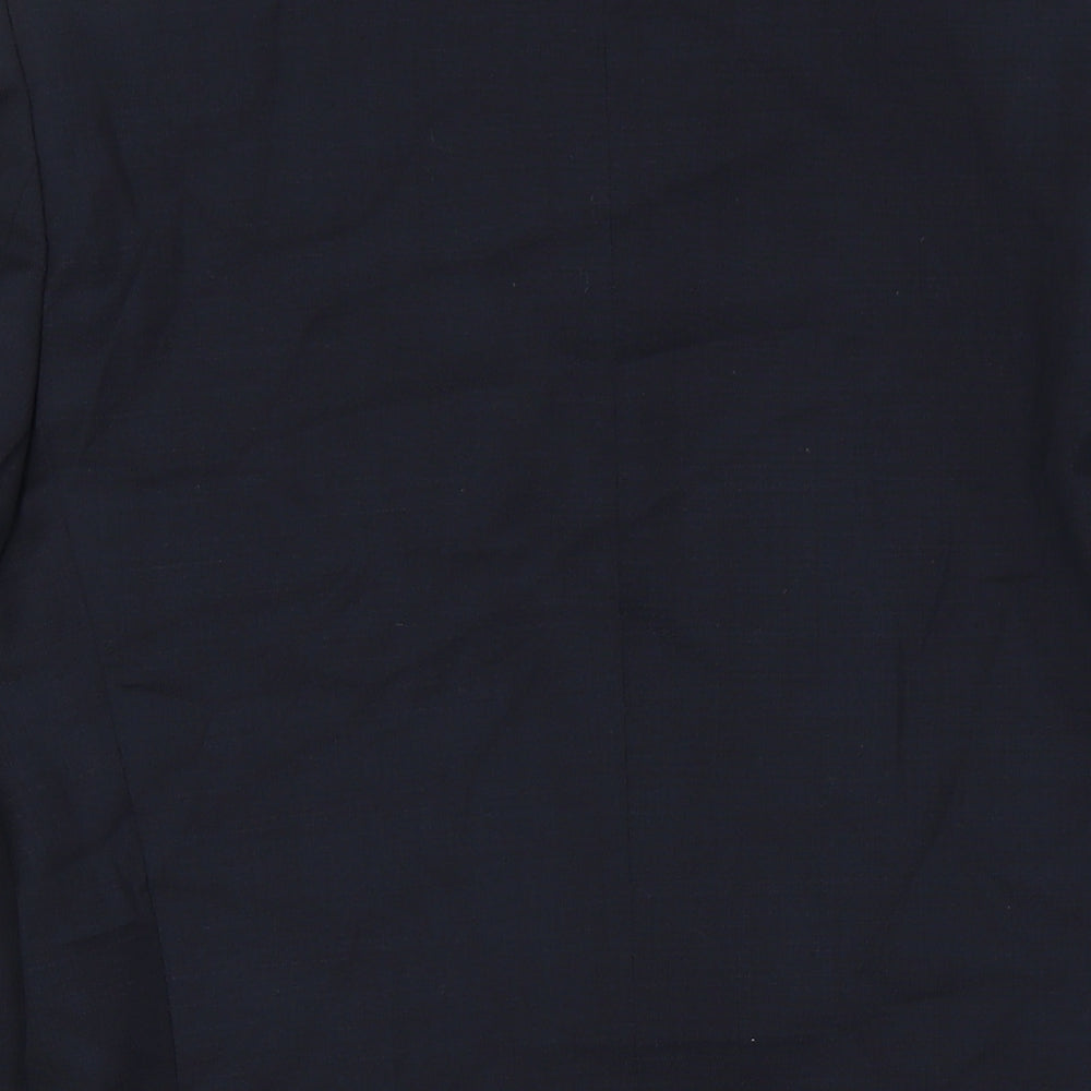 Marks and Spencer Mens Blue Wool Jacket Suit Jacket Size 38 Big & Tall