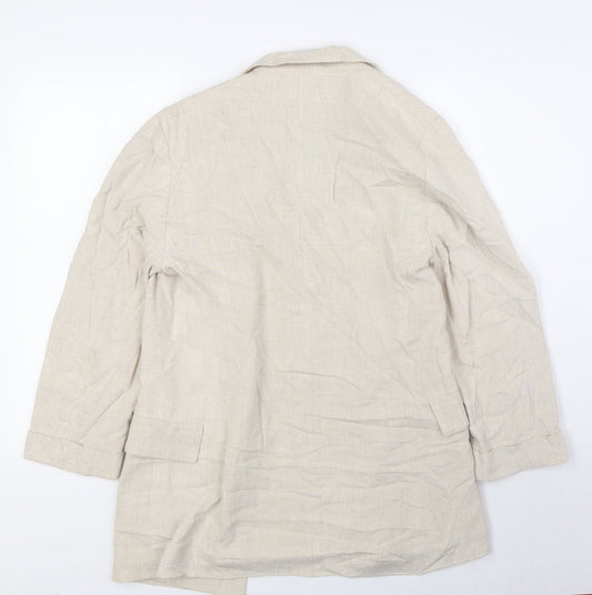 Stradivarius Womens Beige Jacket Size S - No Closure