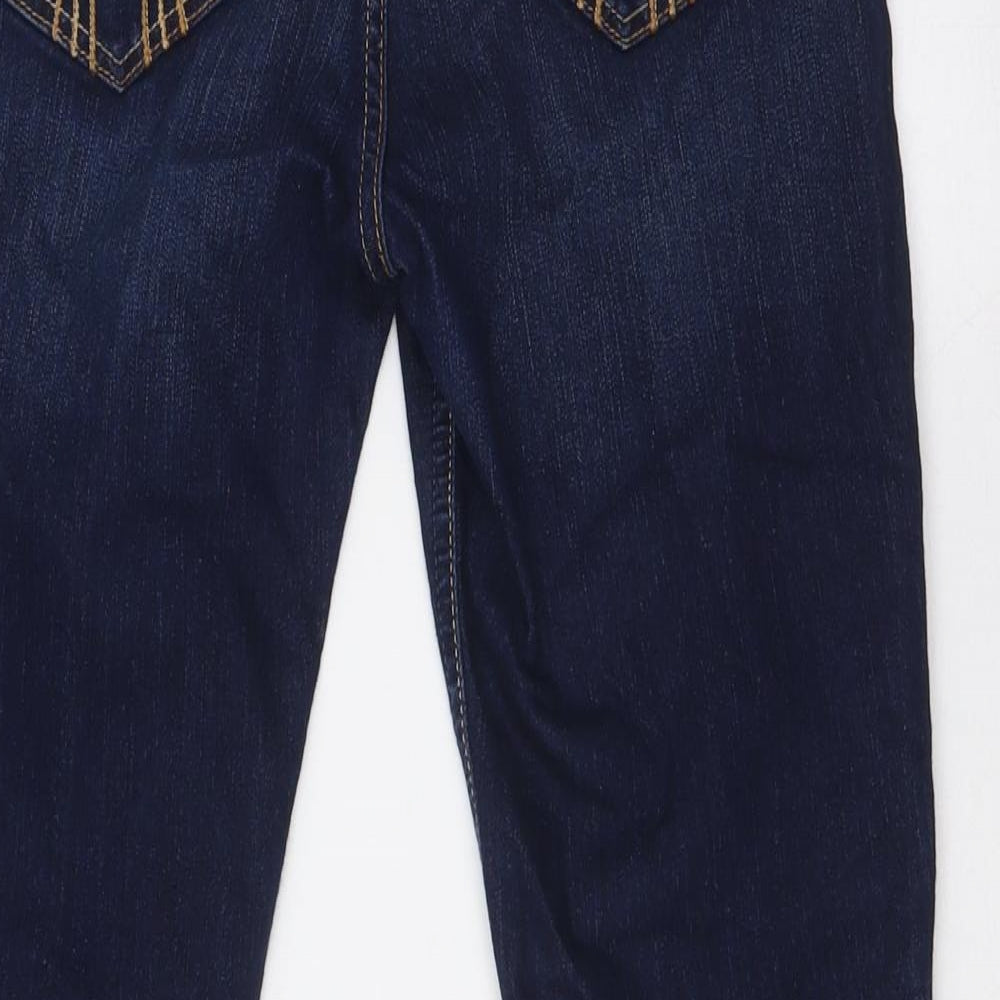 Hollister Womens Blue Cotton Skinny Jeans Size 28 in L32 in Regular Buckle