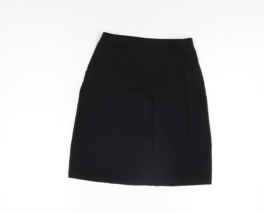 Banner Womens Black Viscose Mini Skirt Size 24 in