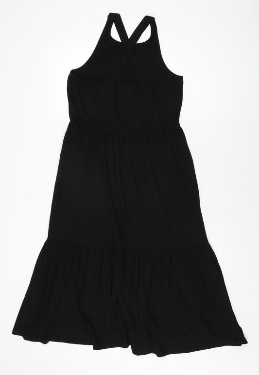 JDY Womens Black Polyester Shift Size S Round Neck Pullover