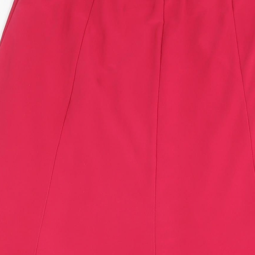 Saloos Womens Pink Polyester Trumpet Skirt Size M - Elasticated Waist