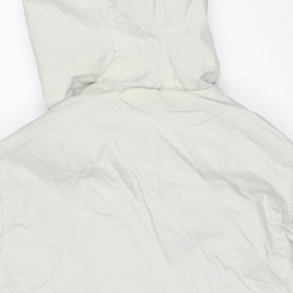 H&M Womens Ivory Jacket Size M Zip