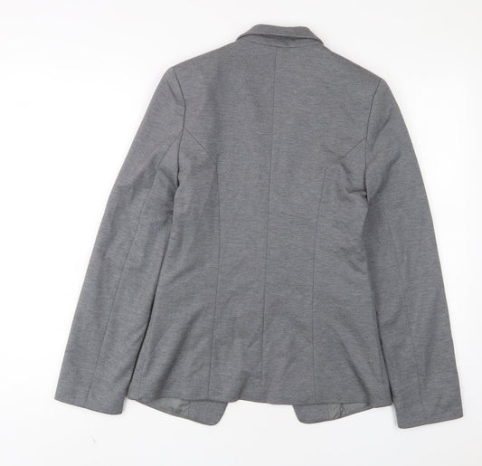 Oasis Womens Grey Jacket Blazer Size 6 - Open