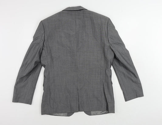 NEXT Mens Grey Wool Jacket Suit Jacket Size 42 Regular