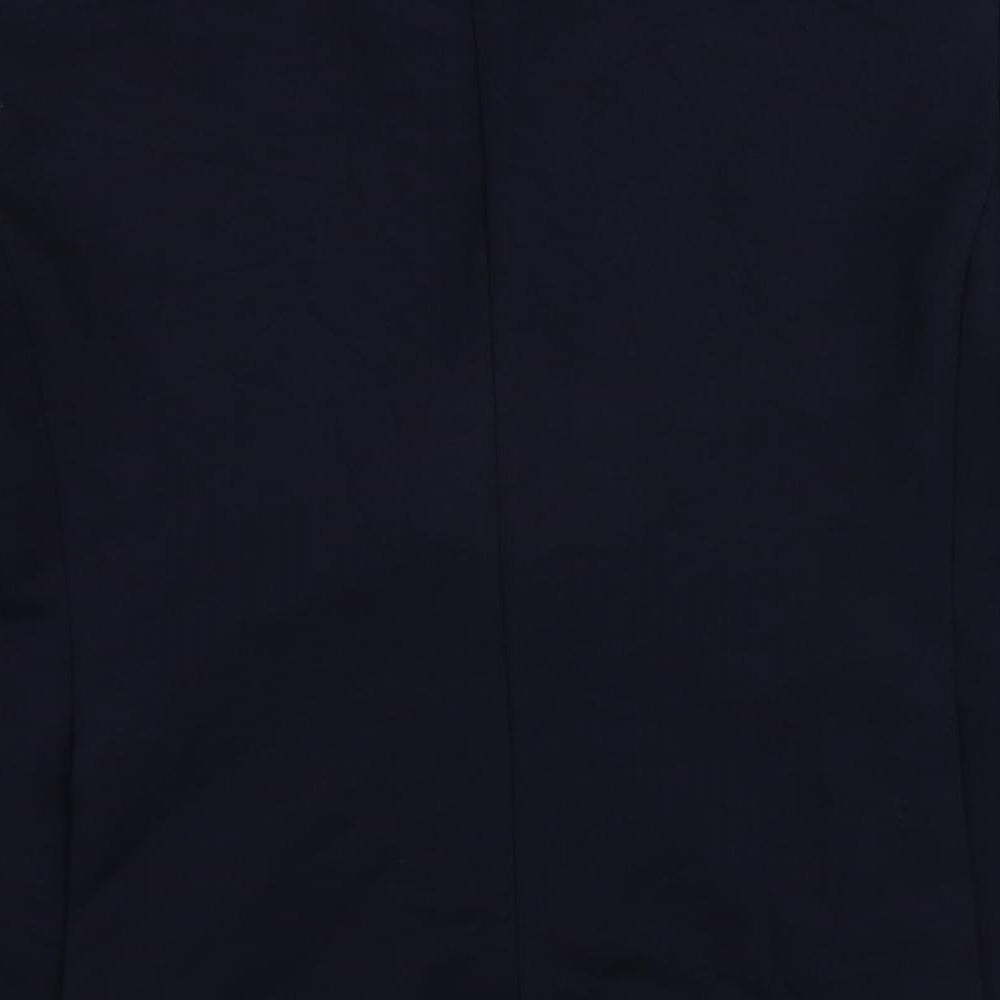 Marks and Spencer Mens Blue Polyamide Jacket Suit Jacket Size 42 Regular