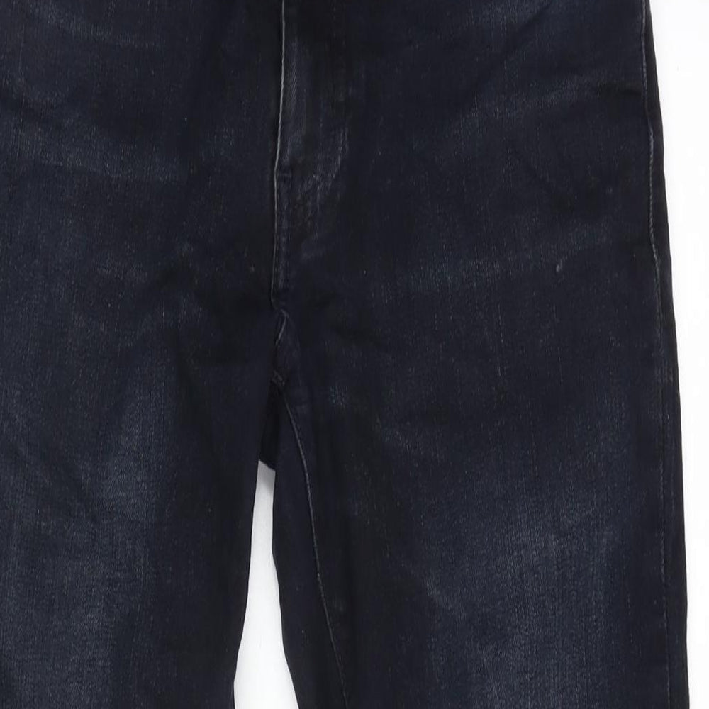 Levi's Mens Blue Cotton Straight Jeans Size 32 in L31 in Regular Zip