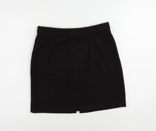 Lottie Womens Purple Polyester Mini Skirt Size 10 Zip - Pockets
