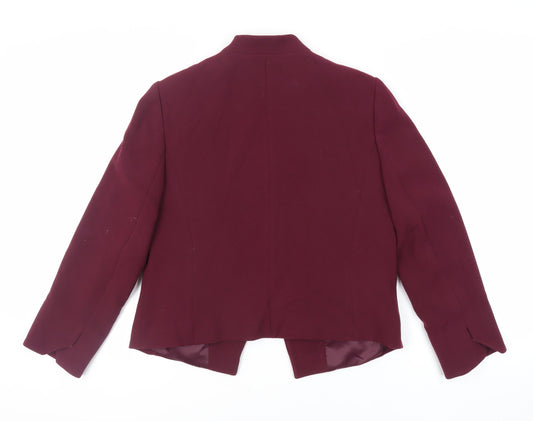 Dunnes Stores Womens Purple Jacket Blazer Size 14 - Open
