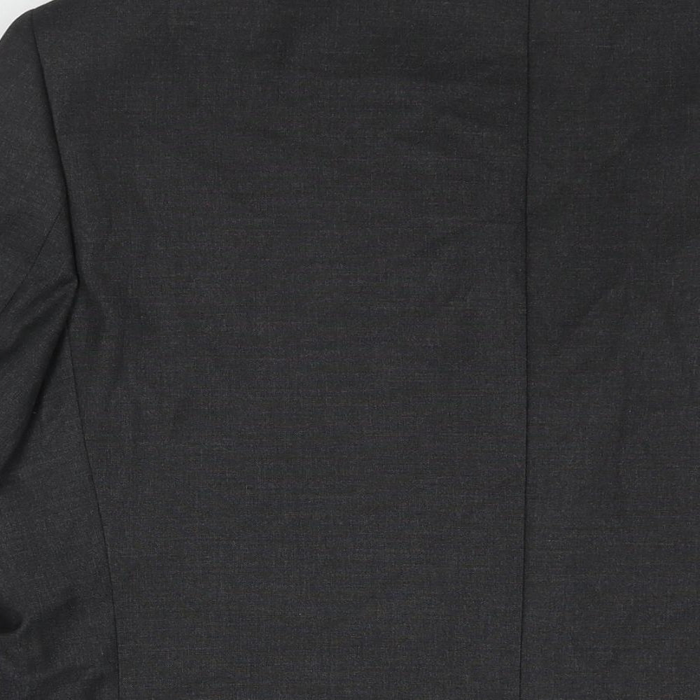 Marks and Spencer Mens Grey Polyester Jacket Suit Jacket Size 44 Regular