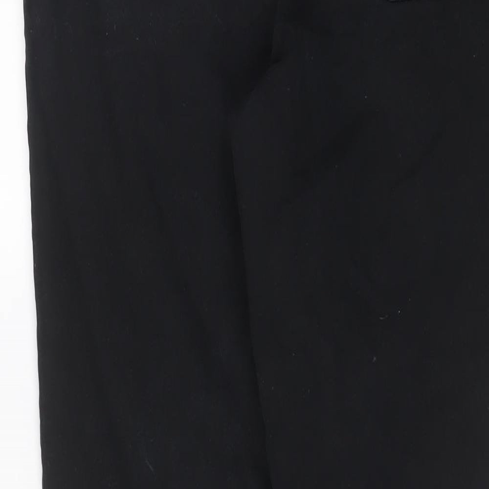 Brand and care label for Red Herring women’s black cotton skinny jeans, size UK 12, 29-inch leg regular