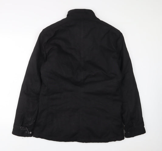 Marks and Spencer Mens Black Jacket Size M Zip