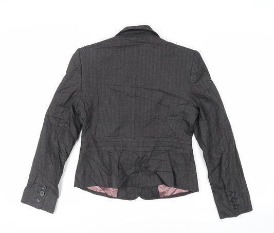 NEXT Womens Grey Jacket Blazer Size 14 Button