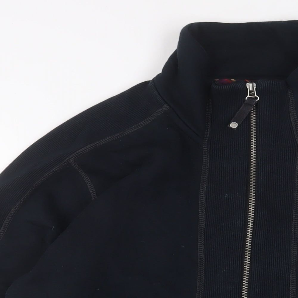 Slazenger Mens Blue Cotton Full Zip Sweatshirt Size M