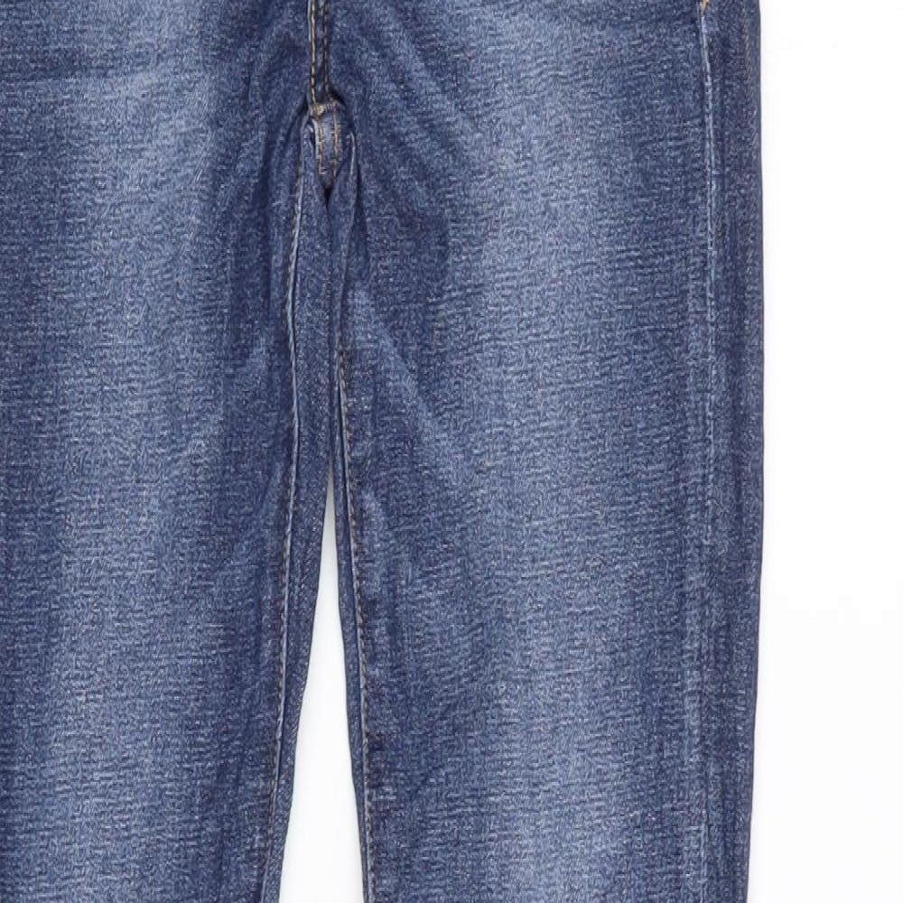 Levi's Womens Blue Cotton Skinny Jeans Size 26 in L28 in Regular Zip