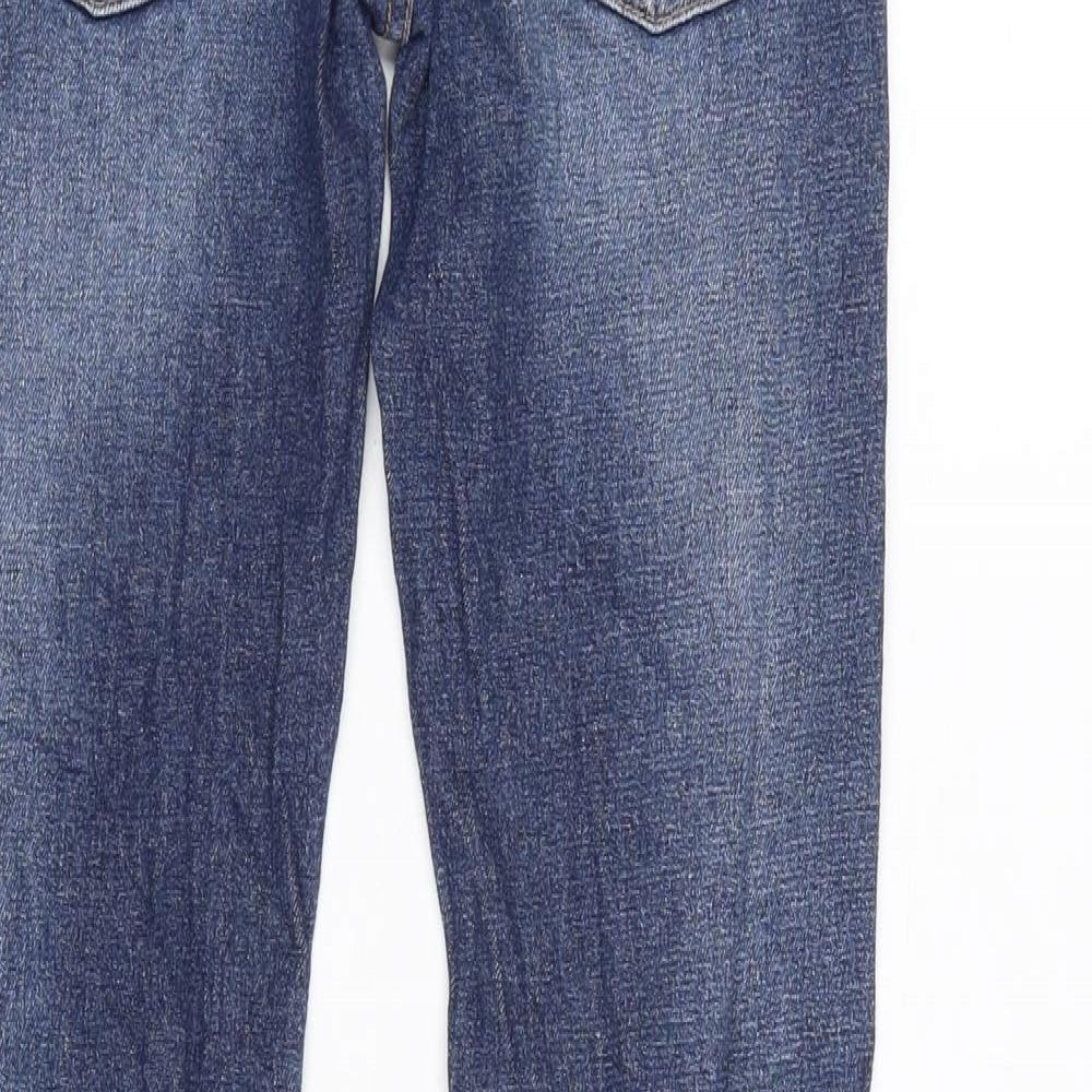 Levi's Womens Blue Cotton Skinny Jeans Size 26 in L28 in Regular Zip