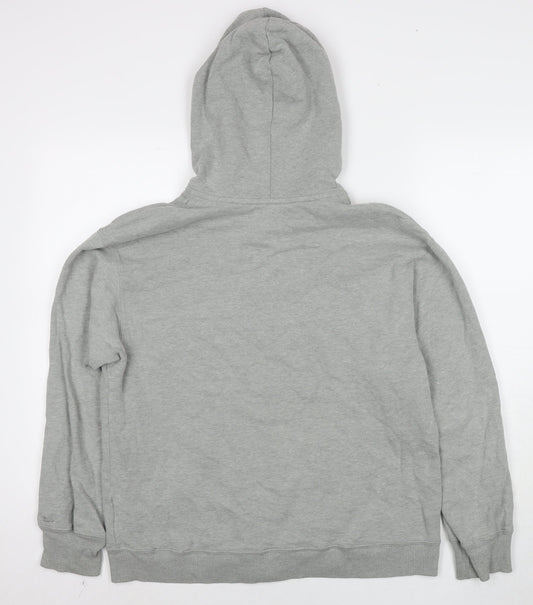 Hollister Mens Grey Cotton Full Zip Hoodie Size XS