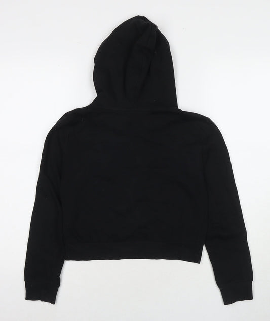 H&M Girls Black Cotton Pullover Hoodie Size 11-12 Years Pullover - All Is Love