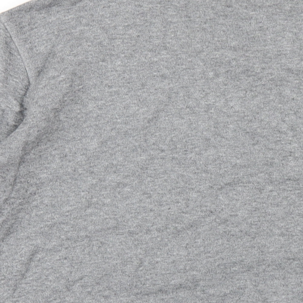 Marks and Spencer Mens Grey Cotton Pullover Sweatshirt Size S