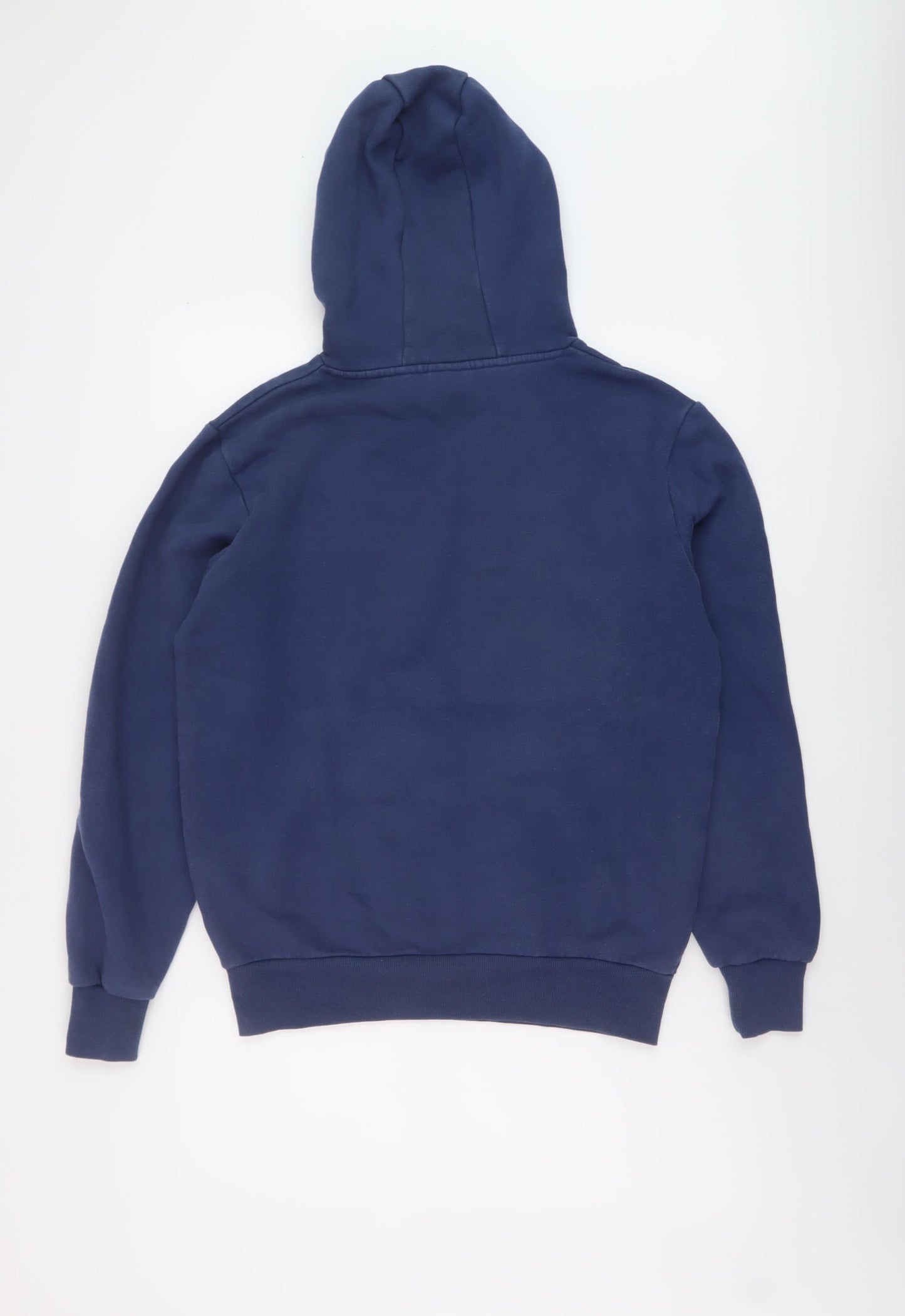 ellesse Mens Blue Cotton Pullover Hoodie Size M