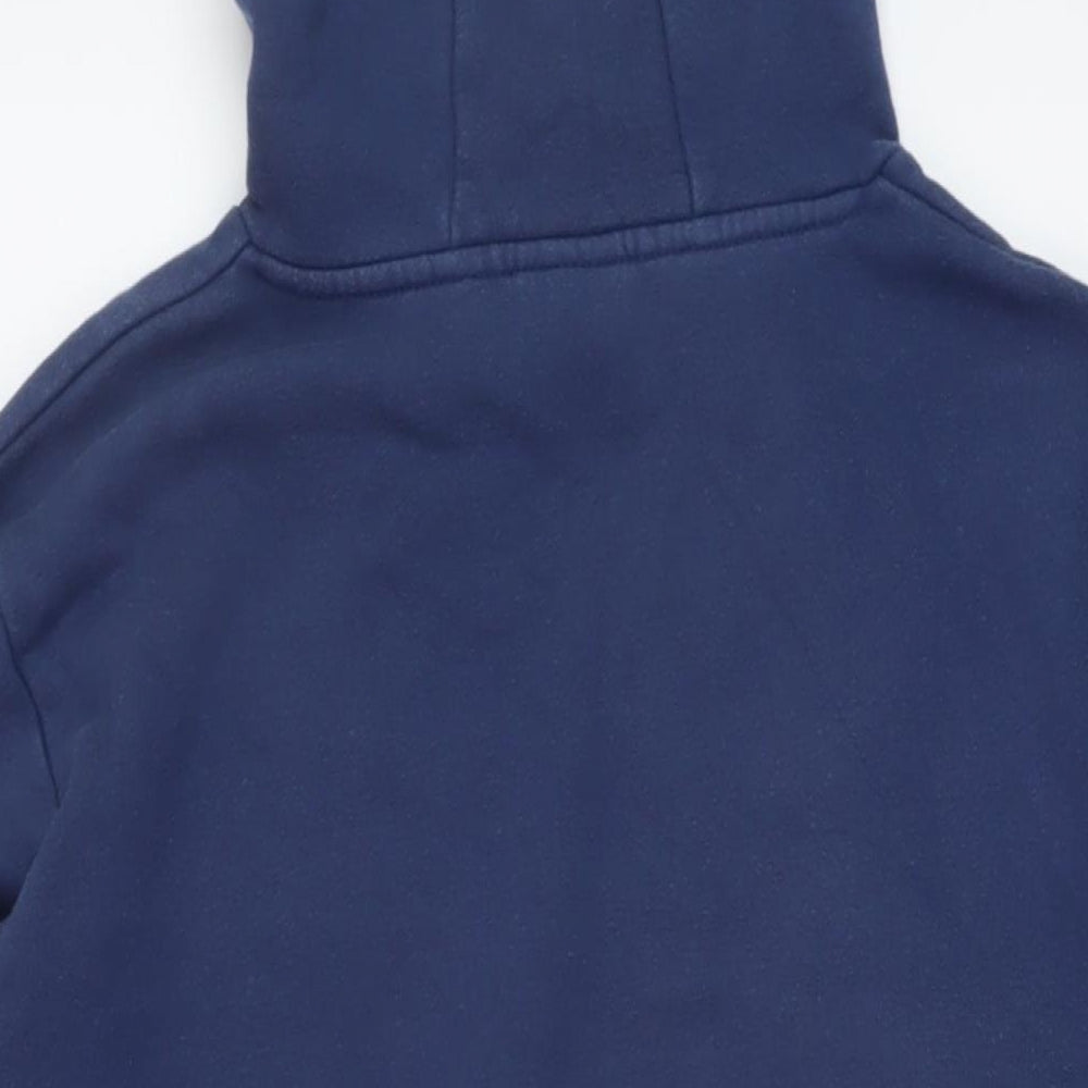 ellesse Mens Blue Cotton Pullover Hoodie Size M