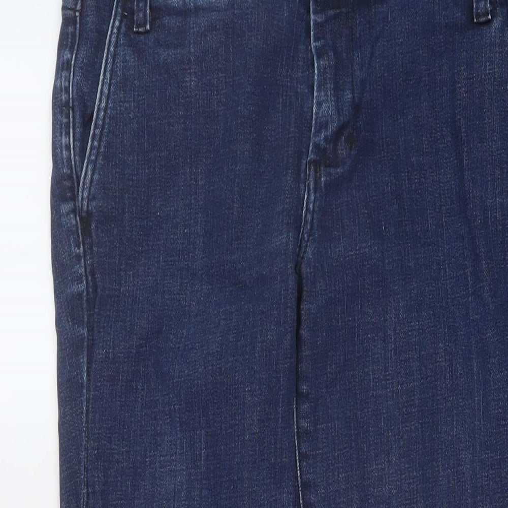 Gap Womens Blue Cotton Skinny Jeans Size 10 L26 in Regular Button