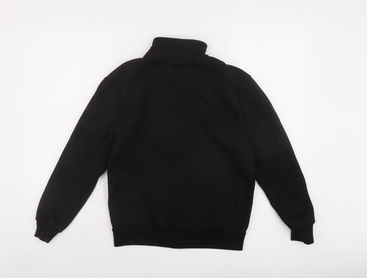 Slazenger Boys Black Polyester Full Zip Sweatshirt Size 13 Years Zip