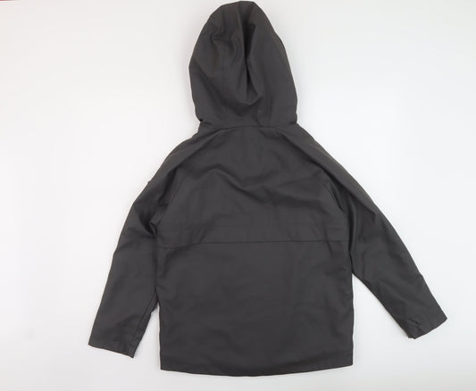 Zara Boys Grey Rain Coat Coat Size 10 Years Zip