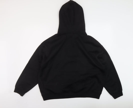 Womens UK 14 Regular Slazenger Black Pullover Hoodie