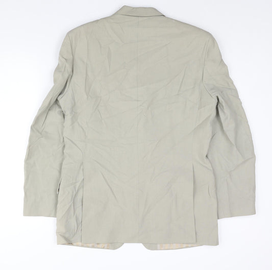 NEXT Mens Beige Lyocell Jacket Suit Jacket Size 38 Regular
