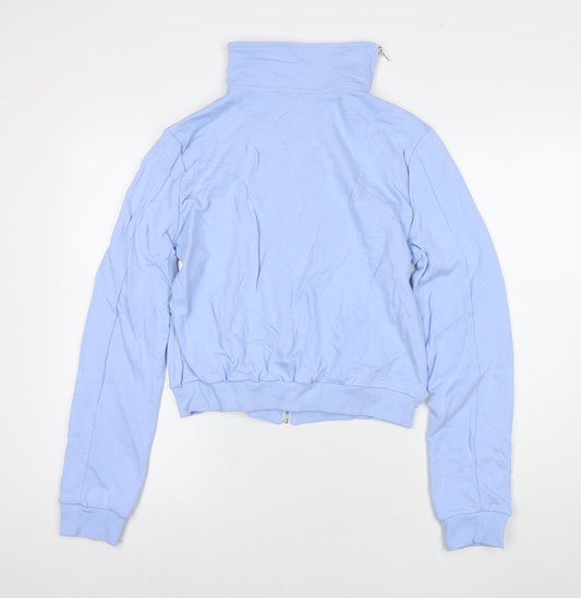 PT2 Womens Blue Polyester Full Zip Sweatshirt Size S Zip