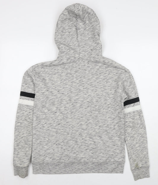 Hollister Womens Grey Cotton Pullover Hoodie Size XS Pullover - Logo