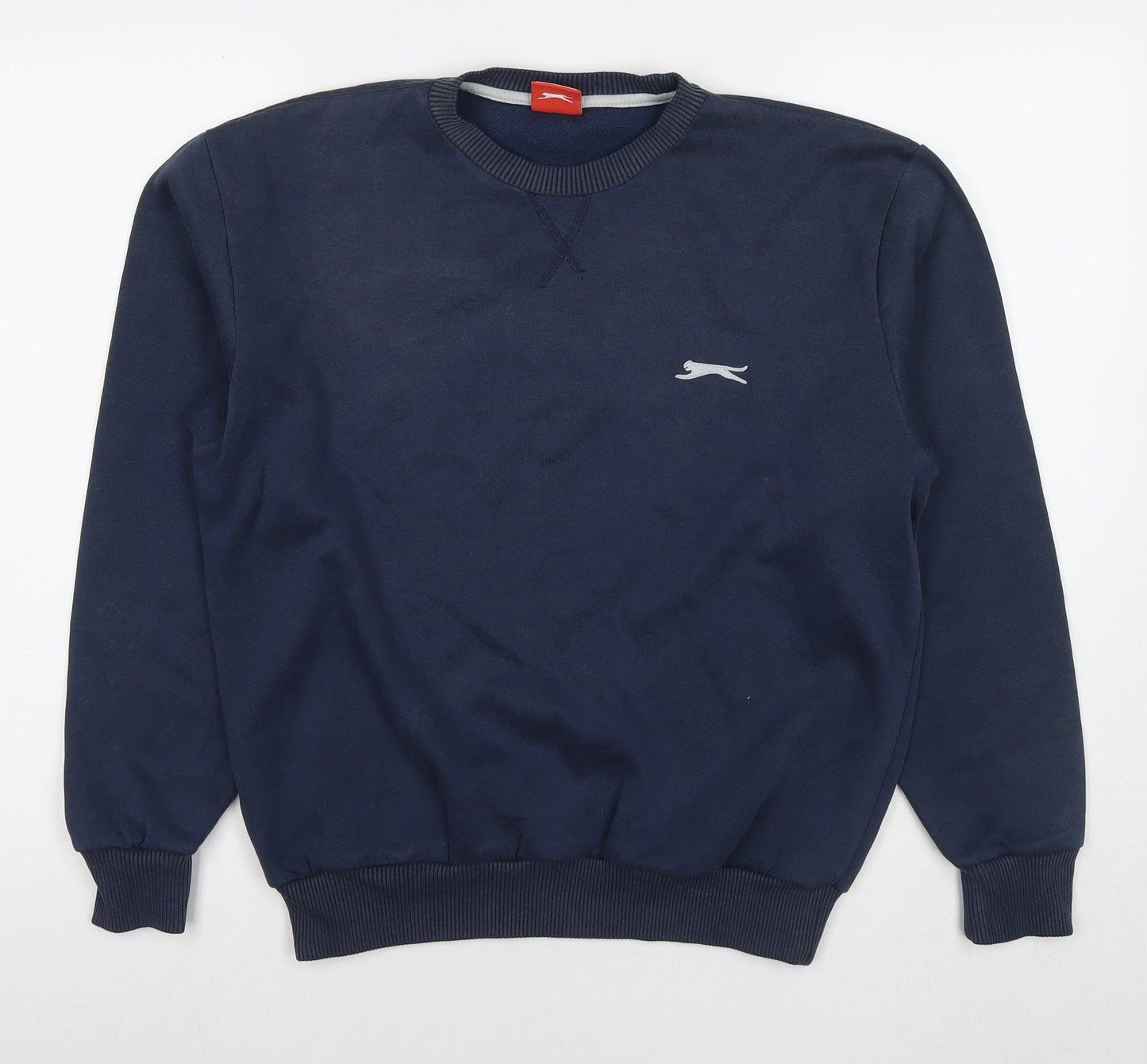 Slazenger Mens Blue Polyester Pullover Hoodie Size S