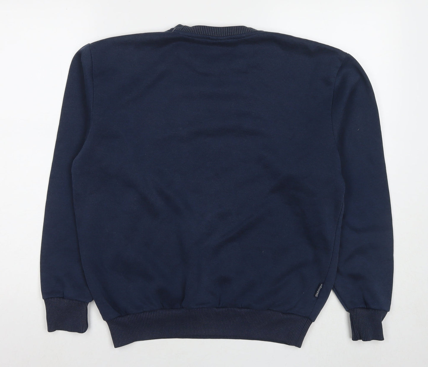 Slazenger Mens Blue Polyester Pullover Hoodie Size S