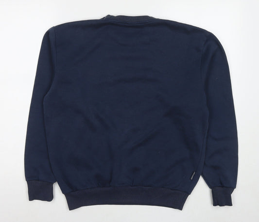 Slazenger Mens Blue Polyester Pullover Hoodie Size S