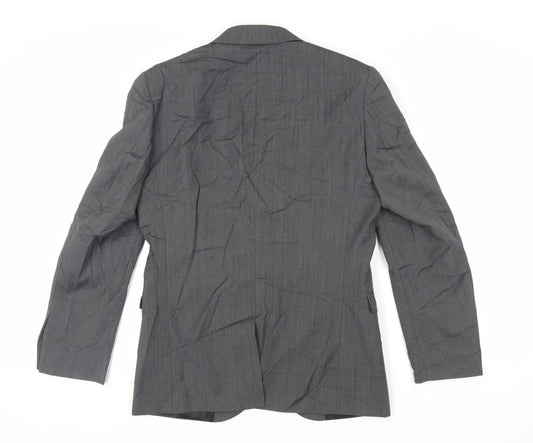 NEXT Mens Grey Wool Jacket Suit Jacket Size 38 Regular