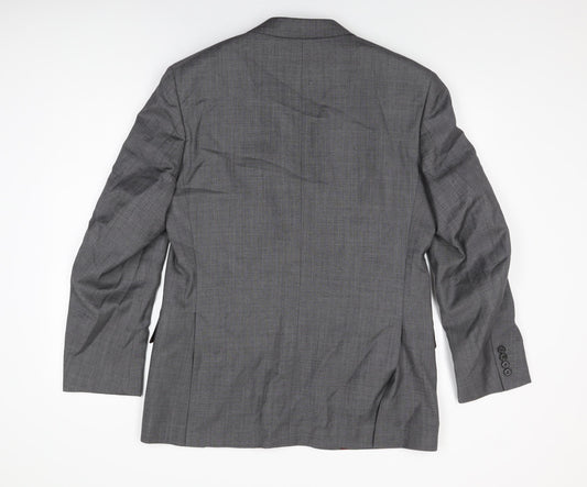 Marks and Spencer Mens Grey Wool Jacket Suit Jacket Size 40 Regular