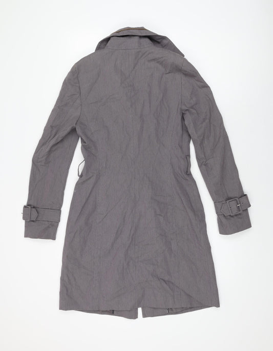 Espirit Womens Purple Overcoat Coat Size 10 Button