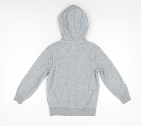 Gap Boys Grey Polyester Full Zip Hoodie Size S Zip