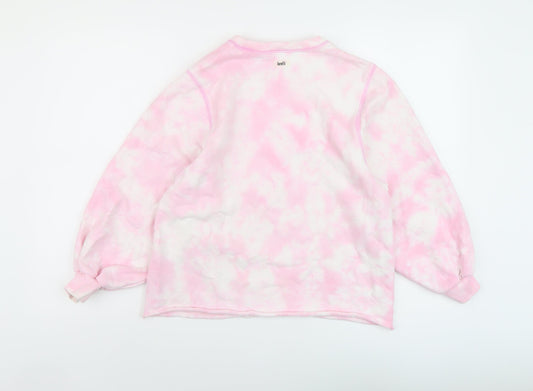Levi's Womens Pink Cotton Pullover Sweatshirt Size XS Pullover