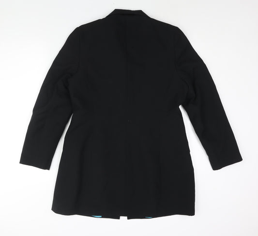 Dorothy Perkins Womens Black Polyester Jacket Suit Jacket Size 12