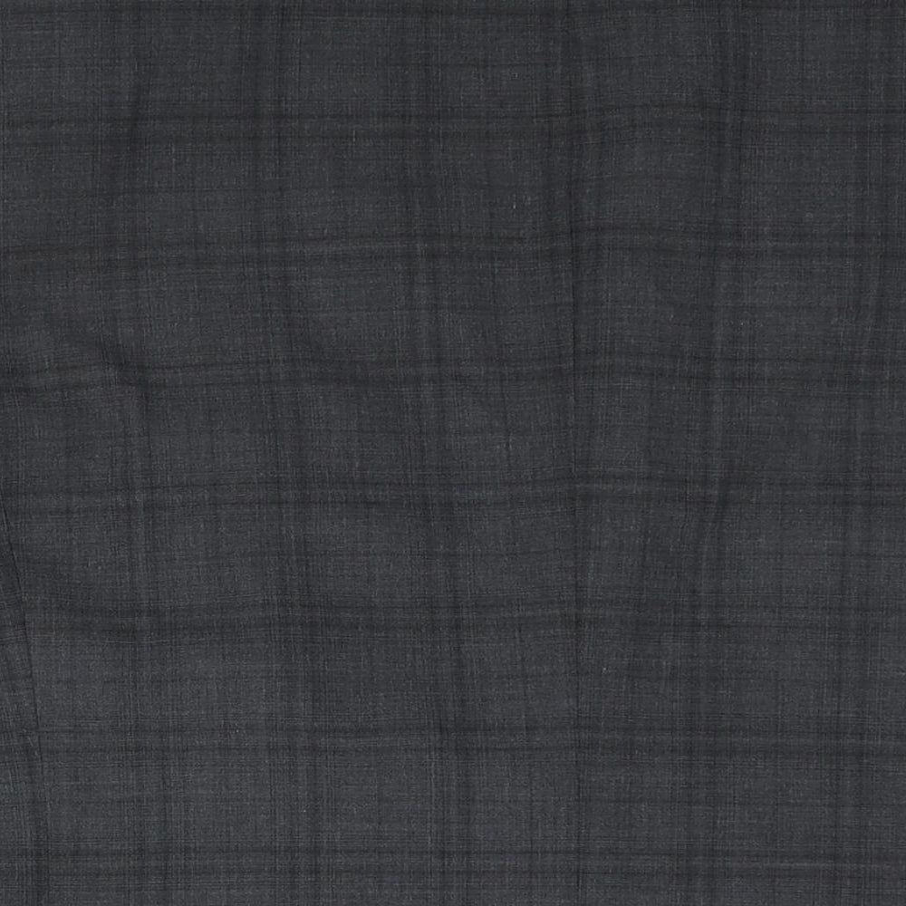 Marks and Spencer Mens Grey Check Wool Jacket Suit Jacket Size 44 Regular